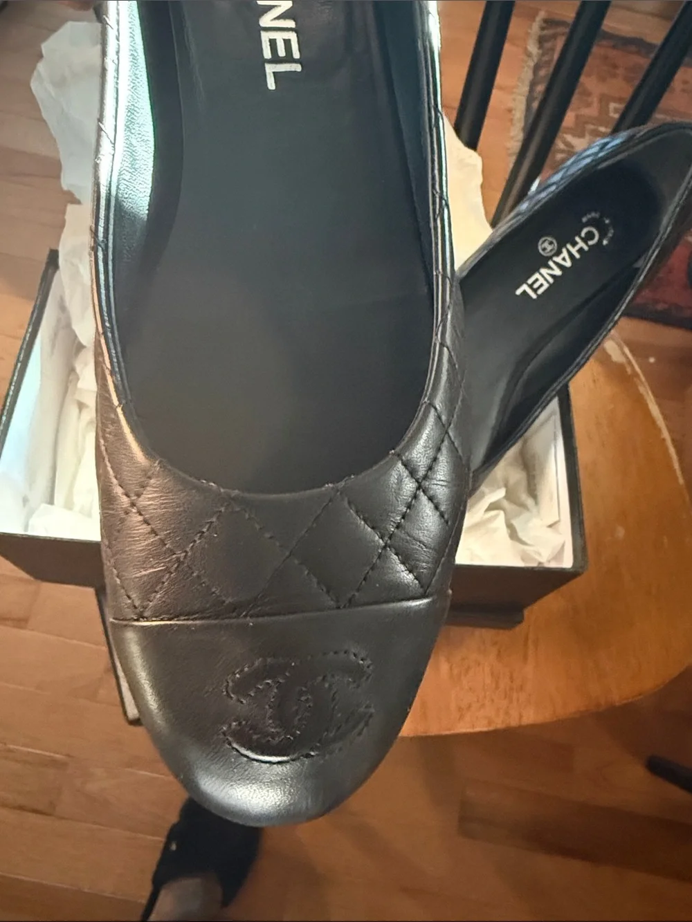 Chanel shoes authentic